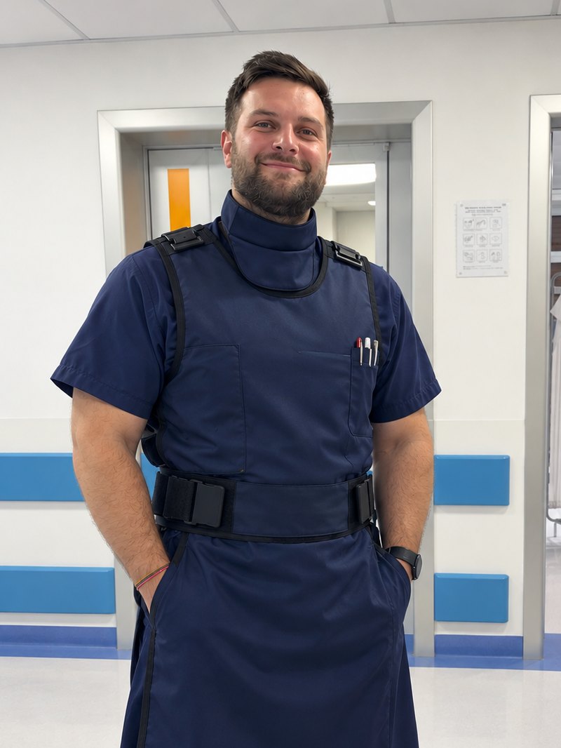 Il Dr. Ettore Blasi in ospedale